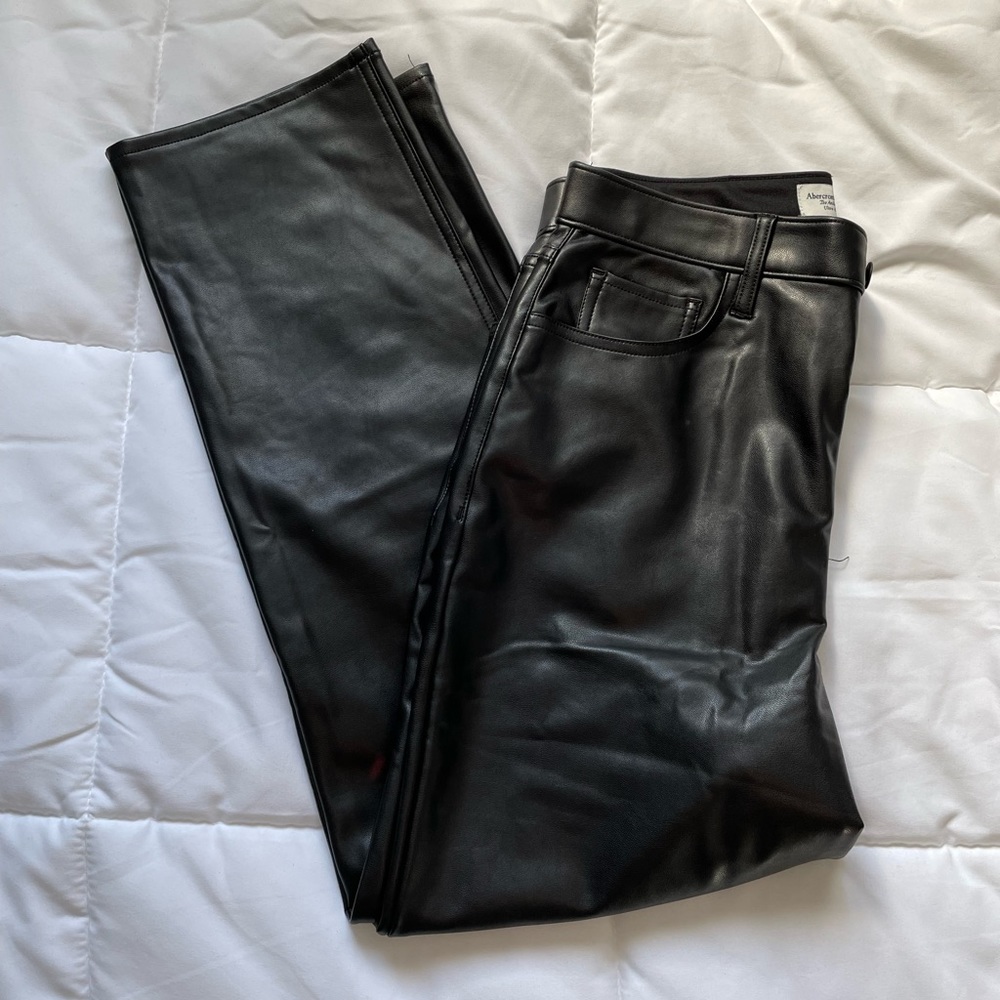 Abercrombie Vegan Leather Pants